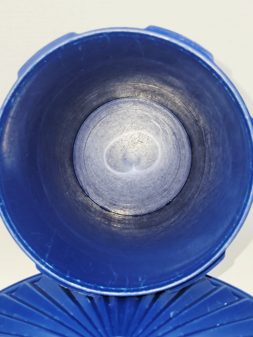 Vtg 70s~Tupperware Servalier~805~807~809~811~Dark Blue Floral Starburst w/Lids - Picture 9 of 13